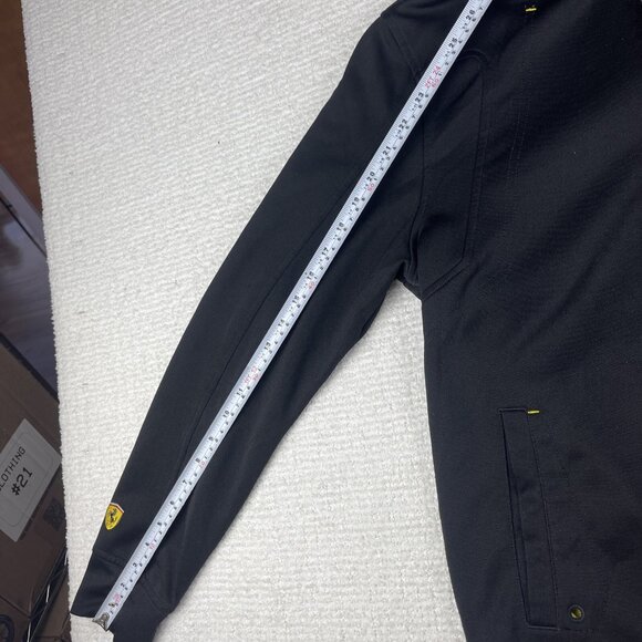 VTG Puma x Ferrari Racing Jacket Full Zip Logo Track Suit Style Black (Read) - Picture 16 of 16